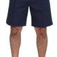 Dolce & Gabbana Blue Chinos Cotton Stretch Casual Shorts