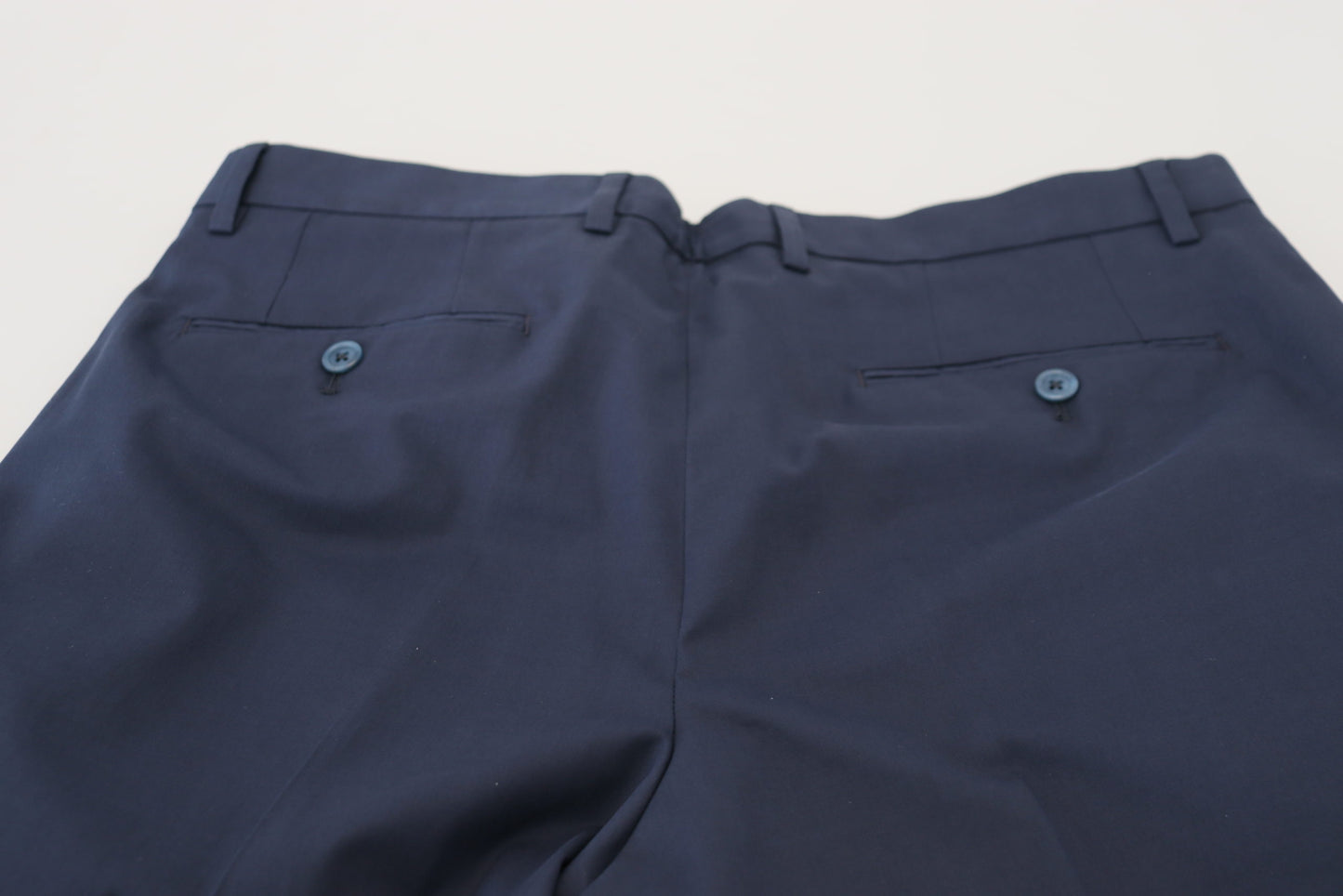 Dolce & Gabbana Blue Chinos Cotton Stretch Casual Shorts