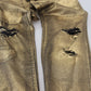 Dolce & Gabbana Gold Cotton Tattered Skinny Men Denim Jeans