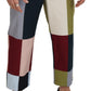 Dolce & Gabbana Multicolor Cotton Patchwork Pants