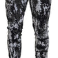 Dolce & Gabbana Multicolor Cotton Tie Dye Skinny Denim Jeans