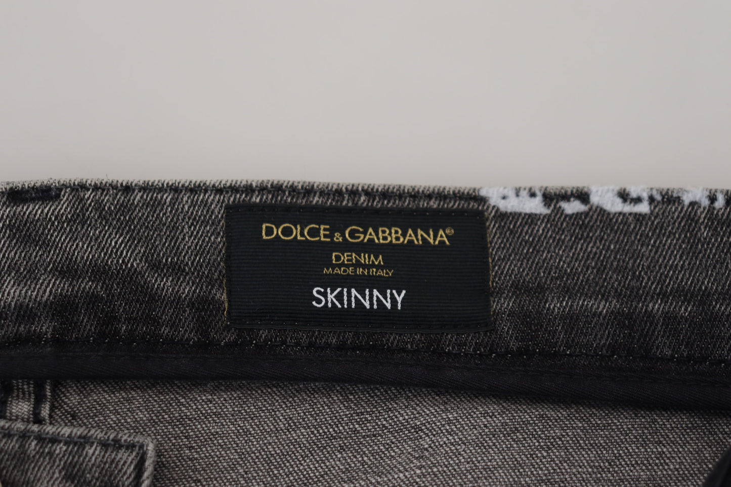 Dolce & Gabbana Multicolor Cotton Tie Dye Skinny Denim Jeans