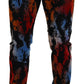 Dolce & Gabbana Multicolor Cotton Tie Dye Skinny Denim Jeans