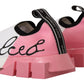 Dolce & Gabbana Pink White Logo Womens Sorrento Sneakers