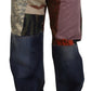 Dolce & Gabbana Multicolor Silk Patchwork Men Denim Jeans