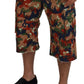 Dolce & Gabbana Multicolor Cotton Camouflaged Cargo Shorts