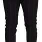 Dolce & Gabbana Black Wool Chino Formal Men Pants