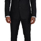 Dolce & Gabbana Gray MARTINI 3 Piece Slim Fit Suit