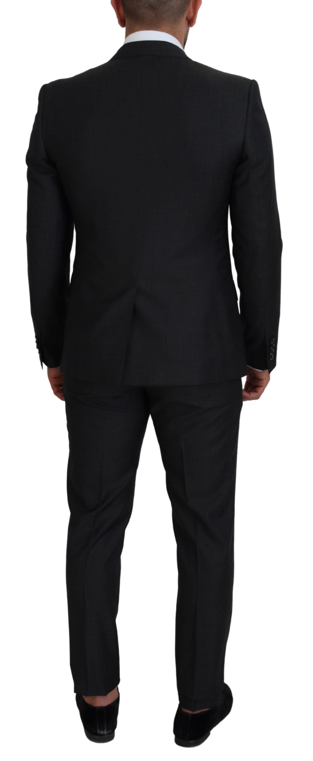 Dolce & Gabbana Gray MARTINI 3 Piece Slim Fit Suit