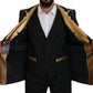 Dolce & Gabbana Black Gold Fantasy Tuxedo Slim Fit Suit