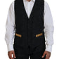 Dolce & Gabbana Black Gold Fantasy Tuxedo Slim Fit Suit