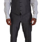 Dolce & Gabbana Gray SICILIA 3 Piece Slim Fit Suit