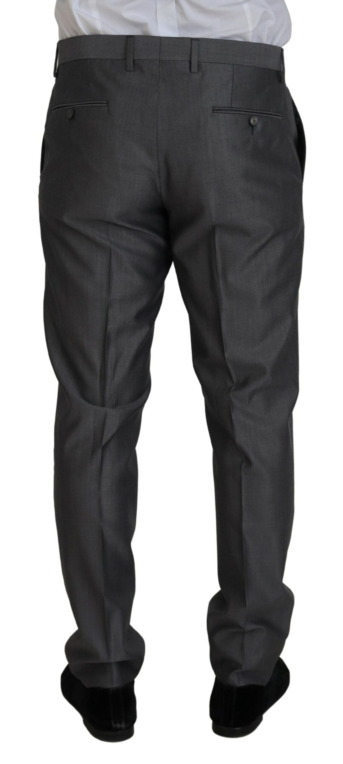 Dolce & Gabbana Gray SICILIA 3 Piece Slim Fit Suit