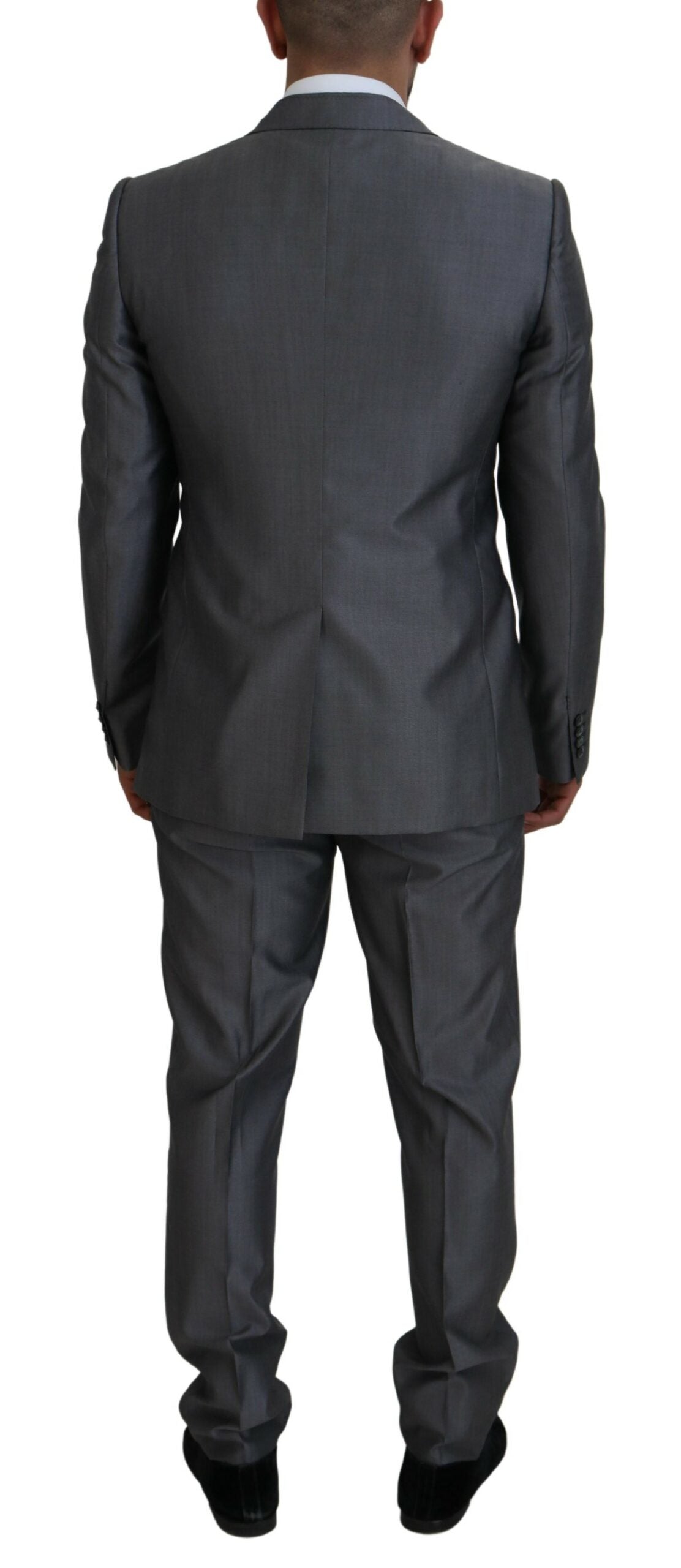 Dolce & Gabbana Gray SICILIA 3 Piece Slim Fit Suit