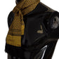 Dolce & Gabbana Elegant Yellow Silk Men's Scarf