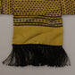 Dolce & Gabbana Elegant Yellow Silk Men's Scarf