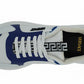 Versace Blue White Calf Leather Sneakers