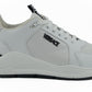 Versace White Calf Leather Sneakers