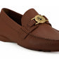 Versace Natural Brown Calf Leather Loafers Shoes