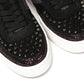 Christian Louboutin Version Black Happy Rui Spikes Flat Suede Sneakers