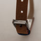 Dolce & Gabbana Brown Logo Engraved Metal Waist Buckle Belt