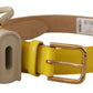 Dolce & Gabbana Yellow Leather Devotion Heart Micro Bag Headphones Belt