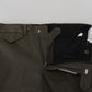 BENCIVENGA Green Cotton Straight Fit Men Pants