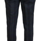 BENCIVENGA Gray Pure Wool Men Checkered Pants