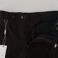 BENCIVENGA Brown Straight Fit Formal Men Pants