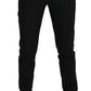 BENCIVENGA Black Stripes Viscose Dress Pants