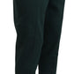 BENCIVENGA Dark Green Cotton Skinny Men Pants