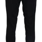 Domenico Tagliente Black Tapered Dress Formal Pants