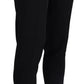 Domenico Tagliente Black Tapered Dress Formal Pants