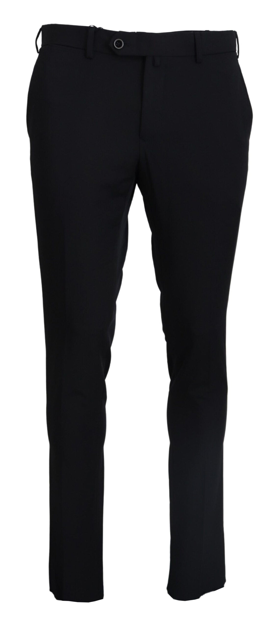 Domenico Tagliente Black Tapered Dress Formal Pants