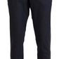 Domenico Tagliente Black Tapered Dress Pants