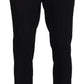 Domenico Tagliente Black Tapered Dress Pants