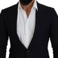 Dolce & Gabbana Black Wool Formal Taormina Blazer