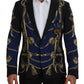 Dolce & Gabbana Multicolor Printed Coat Martini Blazer