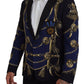 Dolce & Gabbana Multicolor Printed Coat Martini Blazer