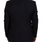 Dolce & Gabbana Dark Blue Coat Jacket Martini Blazer