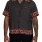 Dolce & Gabbana Multicolor Patterned Silk Casual Shirt