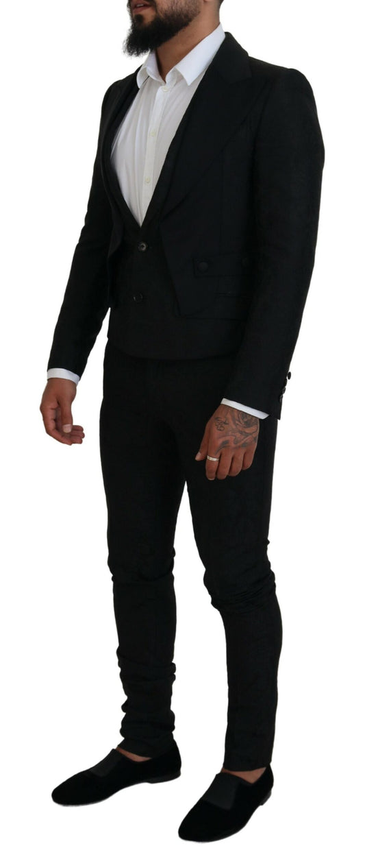 Dolce & Gabbana Black 2 Piece MARTINI Suit