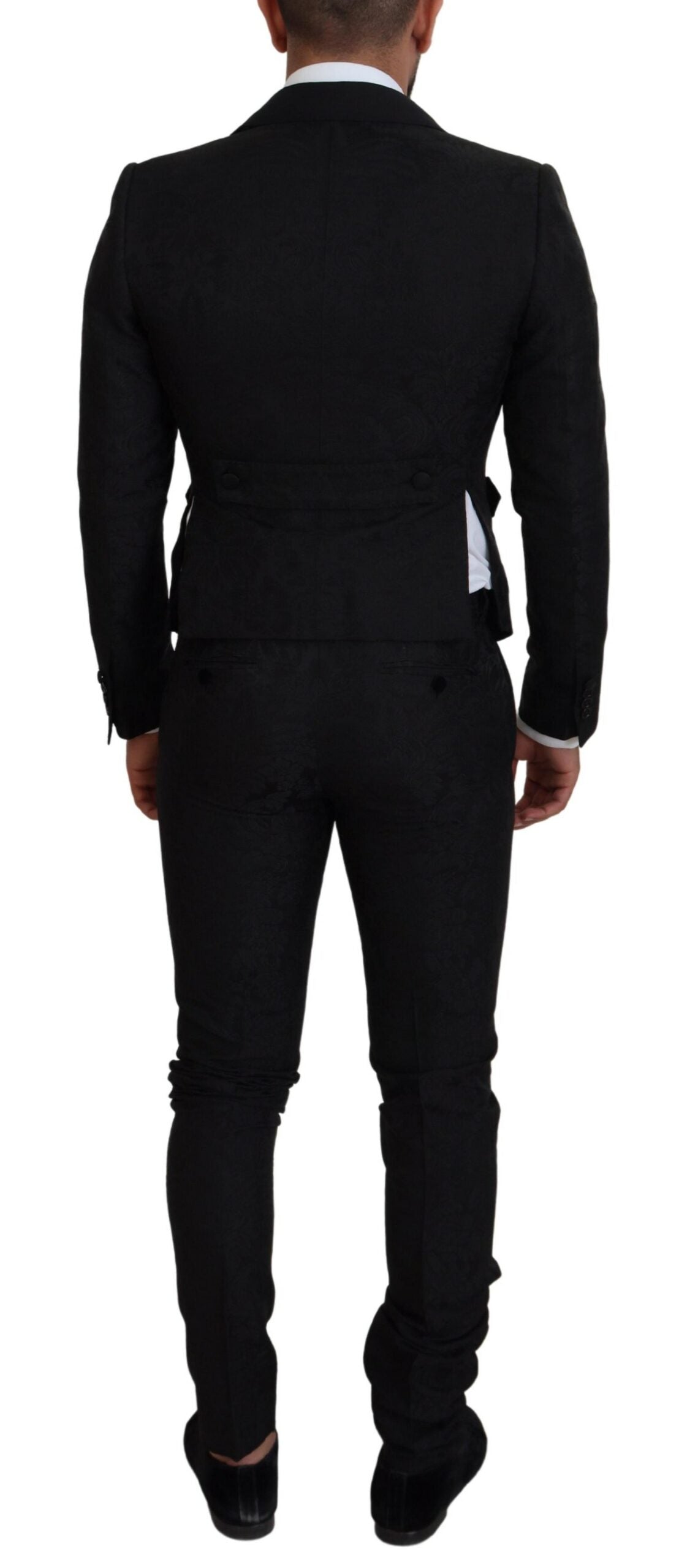 Dolce & Gabbana Black 2 Piece MARTINI Suit