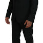 Dolce & Gabbana Black Single Breasted 2 Piece MARTINI Suit