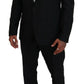 Dolce & Gabbana Black Single Breasted 2 Piece MARTINI Suit