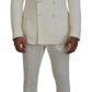 Dolce & Gabbana White Double Breasted 2 Piece TAORMINA Suit