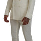 Dolce & Gabbana White Double Breasted 2 Piece TAORMINA Suit