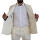 Dolce & Gabbana White Double Breasted 2 Piece TAORMINA Suit