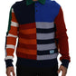 Dolce & Gabbana Pullover Sweater in Multicolor Stripes