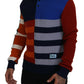 Dolce & Gabbana Pullover Sweater in Multicolor Stripes